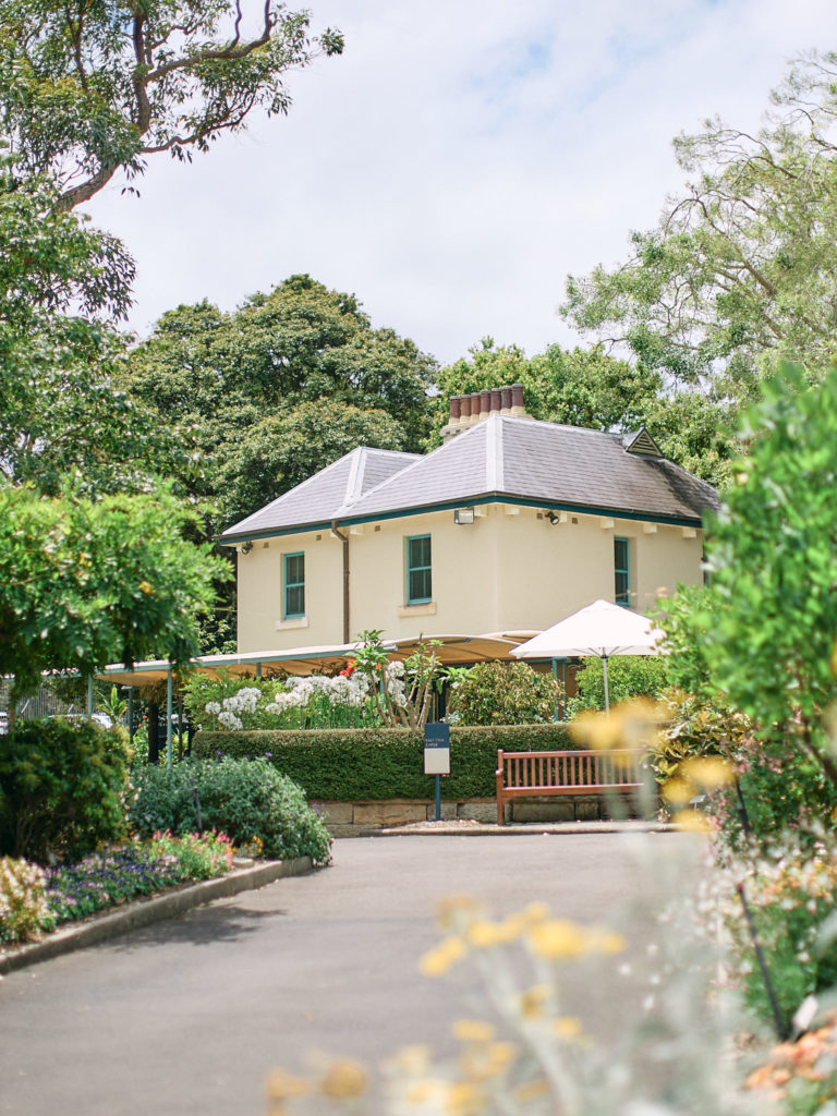 Lion Gate Lodge in the Sydney Royal Botanic Gardens